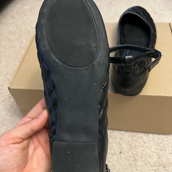 Merona Black flats, size 9 - Picture 4 of 4